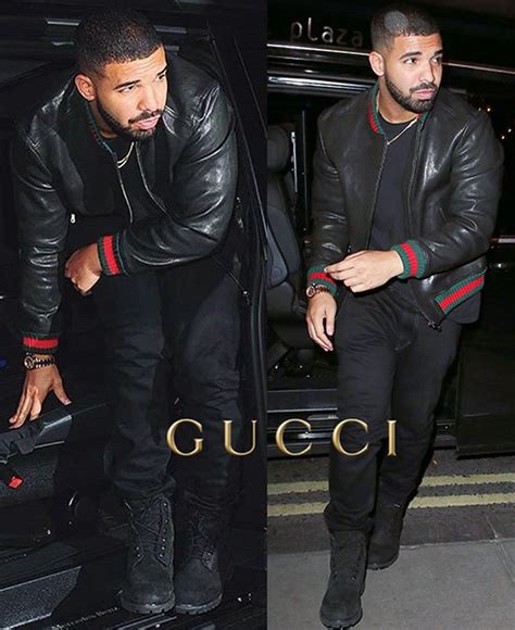 drake gucci jacket|drake black jacket.